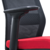 Scaun de birou ergonomic Seattech Square, sezut cu spuma injectata si tapitat cu stofa, spatar mesh respirabil, mecanism inclinare blocabil in 3 pozitii, inclinare 125°, suport lombar reglabil, cotiere reglabile 3D, tetiera premium reglabila - imagine 5